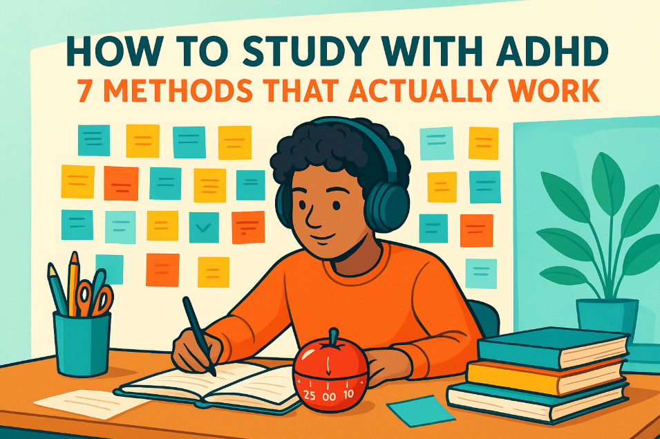 Best study methods for adhd