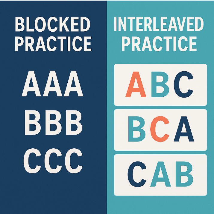 interleaved Practice vs Blocked Practice
